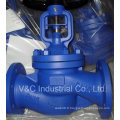 DIN PN16 Soupape à ventre flasque à ventouse Globe Valve